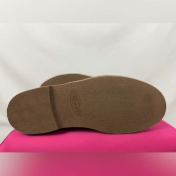 Clarks men's Bushacre 2 Lace Up Chukka Boot Dark Brown Leather US 11 1… - Picture 14 of 15